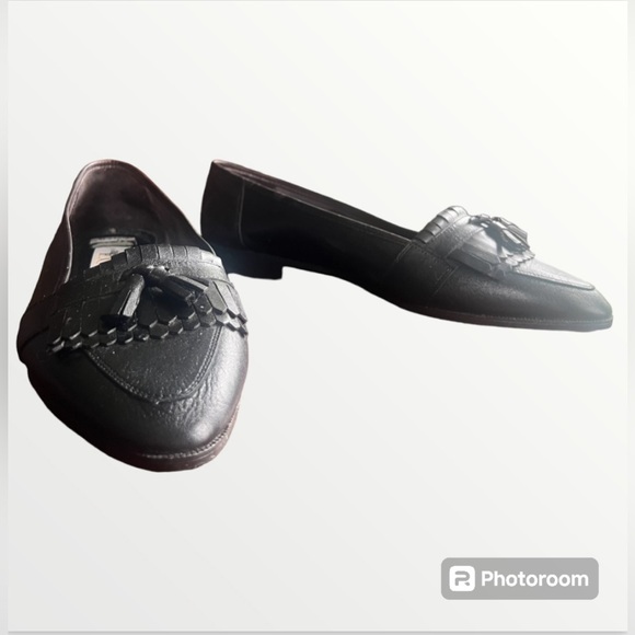 Sigi LC Tassel Fringe Oval Pointed Women’s Loafers Sz10M Slip Ons Flats Vintage - Picture 9 of 16